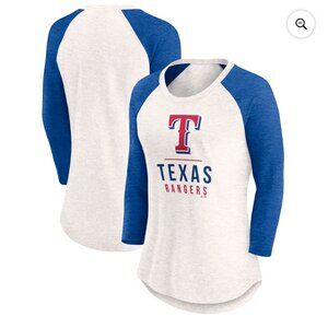 NEW Women's Texas Rangers Long Sleeve T-Shirt SM & XL NWT